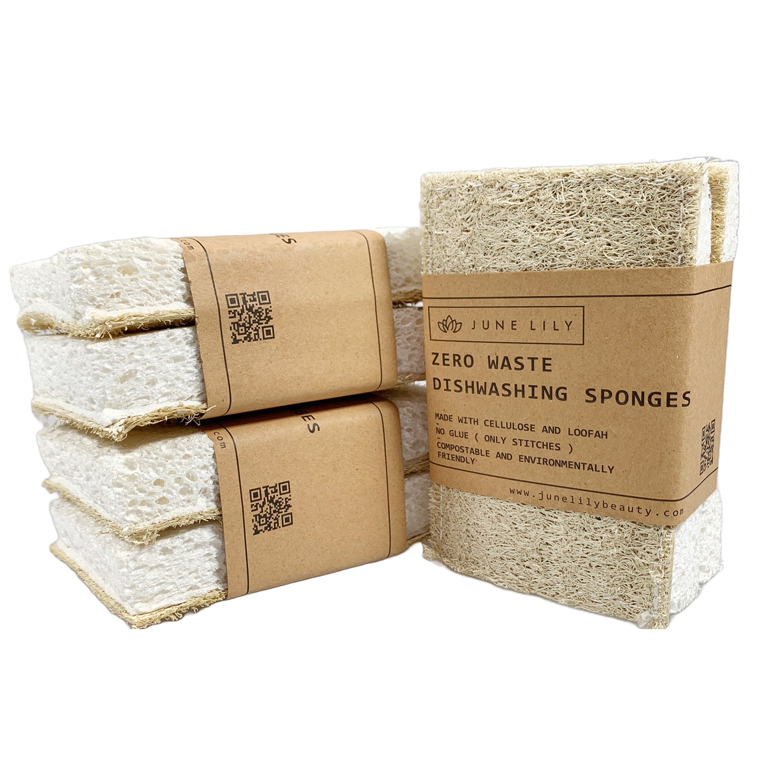 Kitchen Cleaning Sponges Eco Non-Scratch for Dish,Scrub Sponges Pack of 12