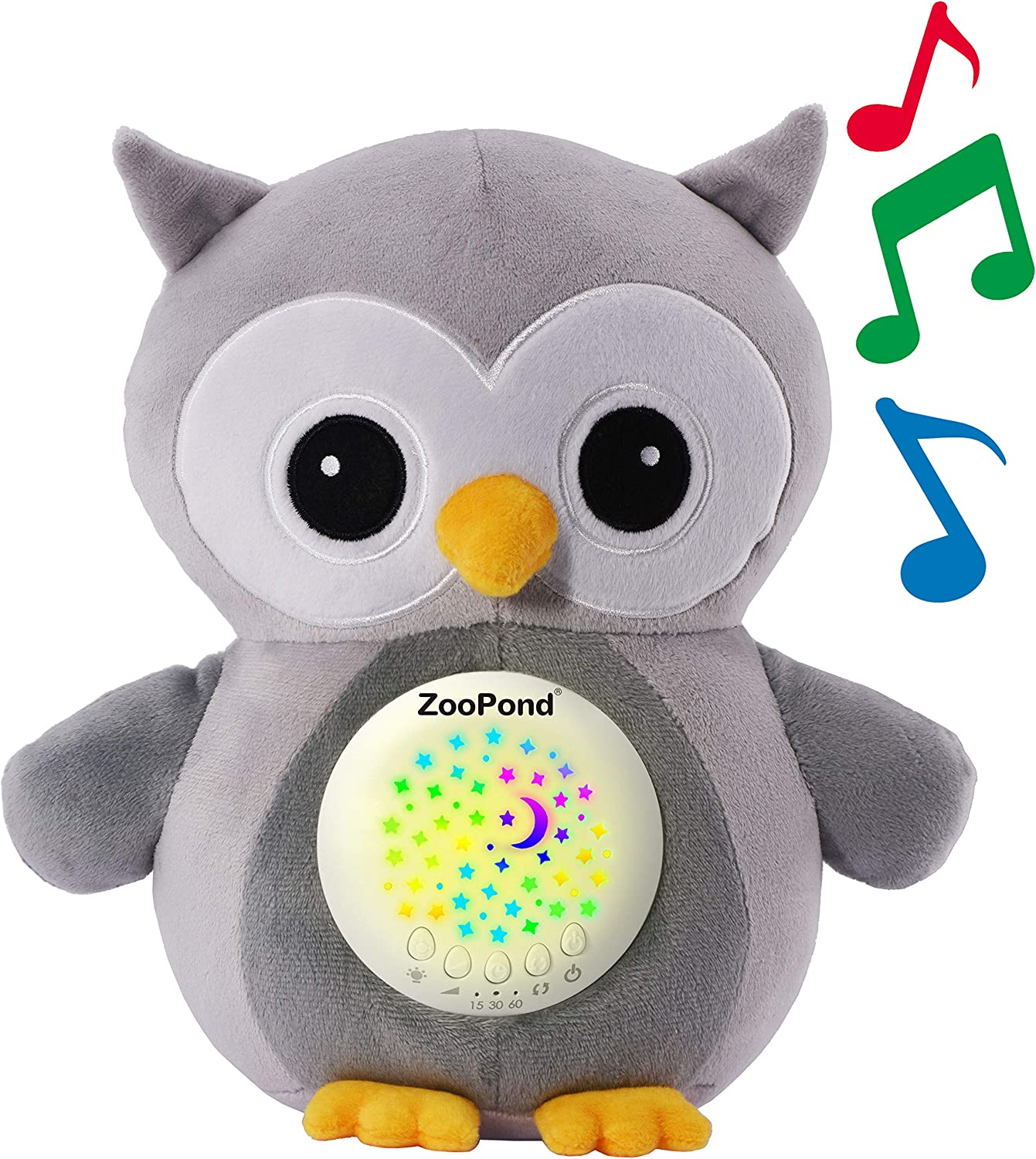 Momcozy Baby Sound Machine, Baby Soother With Rest Night Light