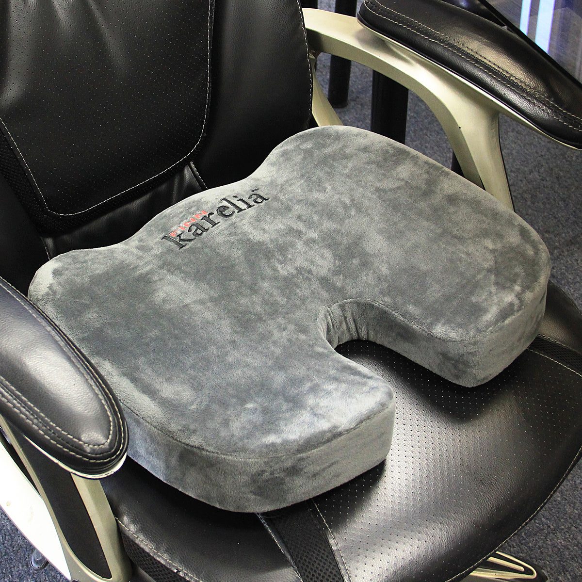 Seat Memory Foam Seat Cushion Pain Relief Lumbar Back Support